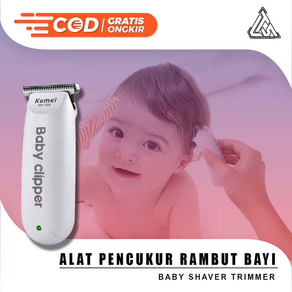 Alat Mesin Pencukur Rambut Bayi Elektrik Portable Tanpa Kabel Tanpa Suara Tidak Berisik Baby Shaver Trimmer