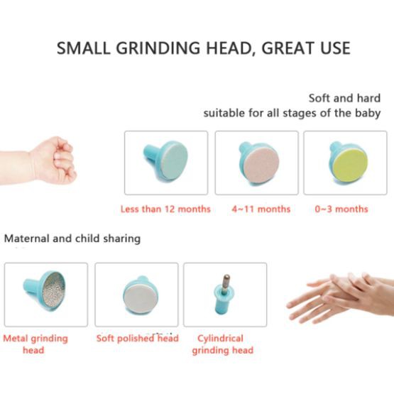 FREE 5 SIKAT Smooth Baby Nail clipper Pembersih Kuku Anak Bayi balita