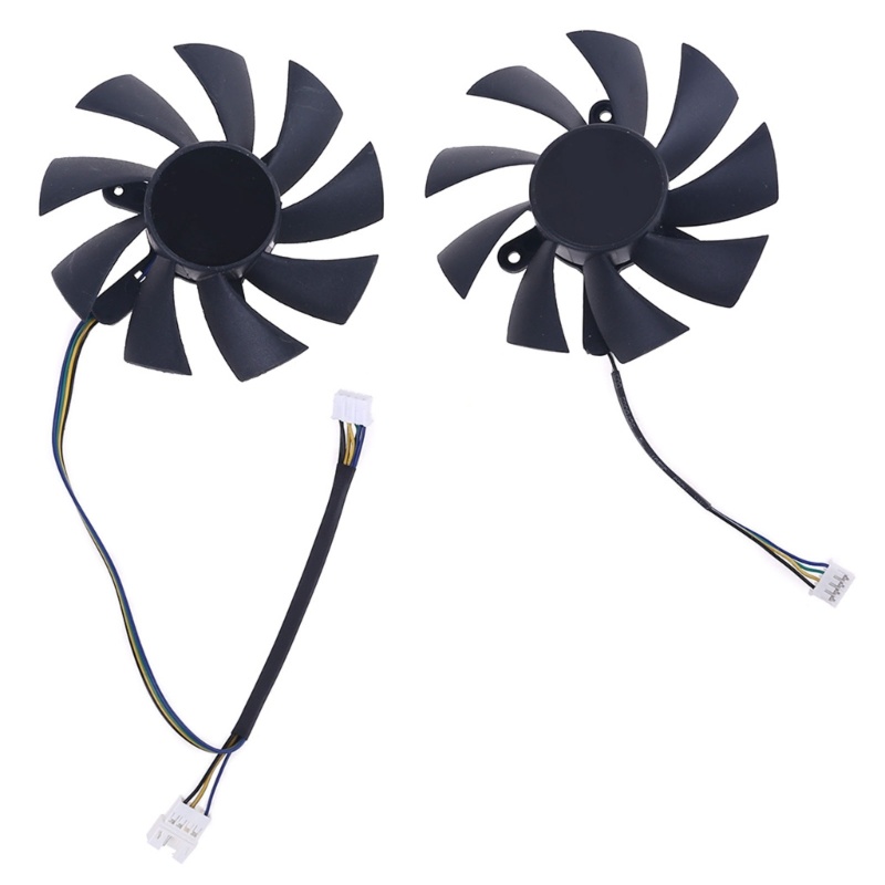 Bt 1pasang 4Pin Cooler Fan Pengganti Untuk GeForce GTX 1660rtx 20602070vide Graphics Card Cooling Fan