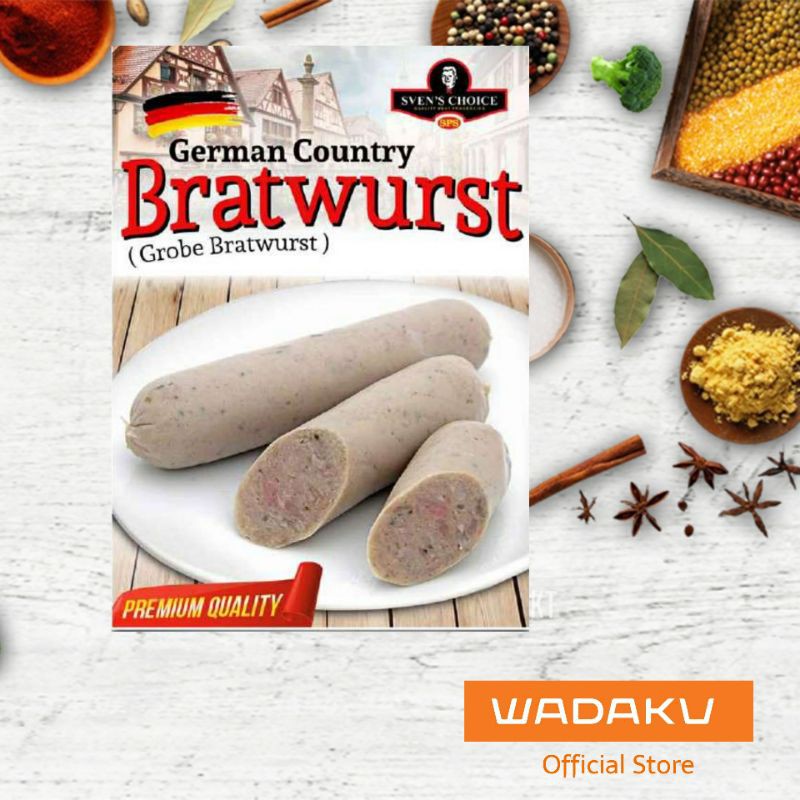 

SOSIS BABI PREMIUM SVEN'S CHOICE GERMAN COUNTRY BRATWURST TEKSTUR MEDIUM 320g