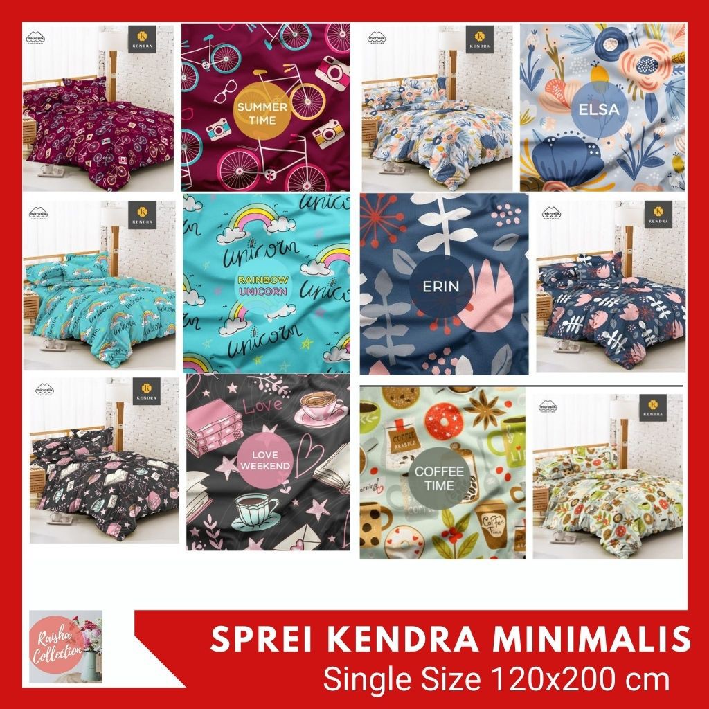 Rc Sprei Single New Kendra Ukuran 120x200