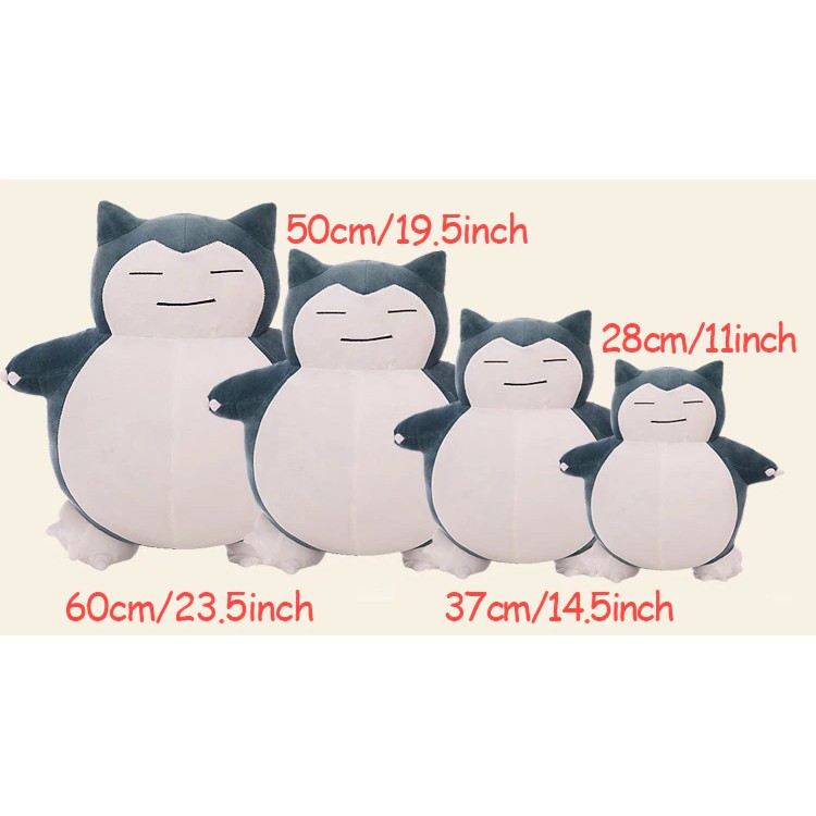 baby toys Cute Big Snorlax Anime Plush Toys Lovely Cartoon 