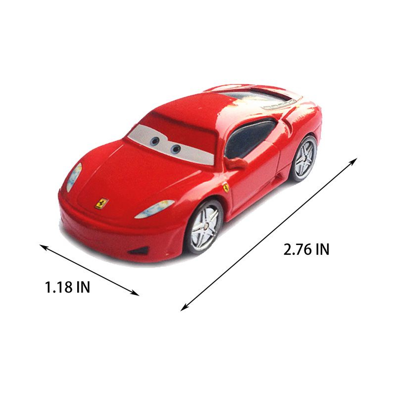 Pixar Cars Figures Red Ferrari Mini Alloy Model Car Racer Dolls Classic Kid Toys