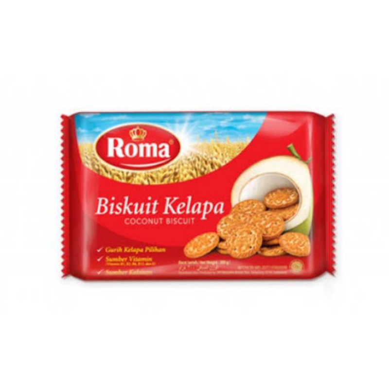 

Biscuit Roma Kelapa 300 Gr