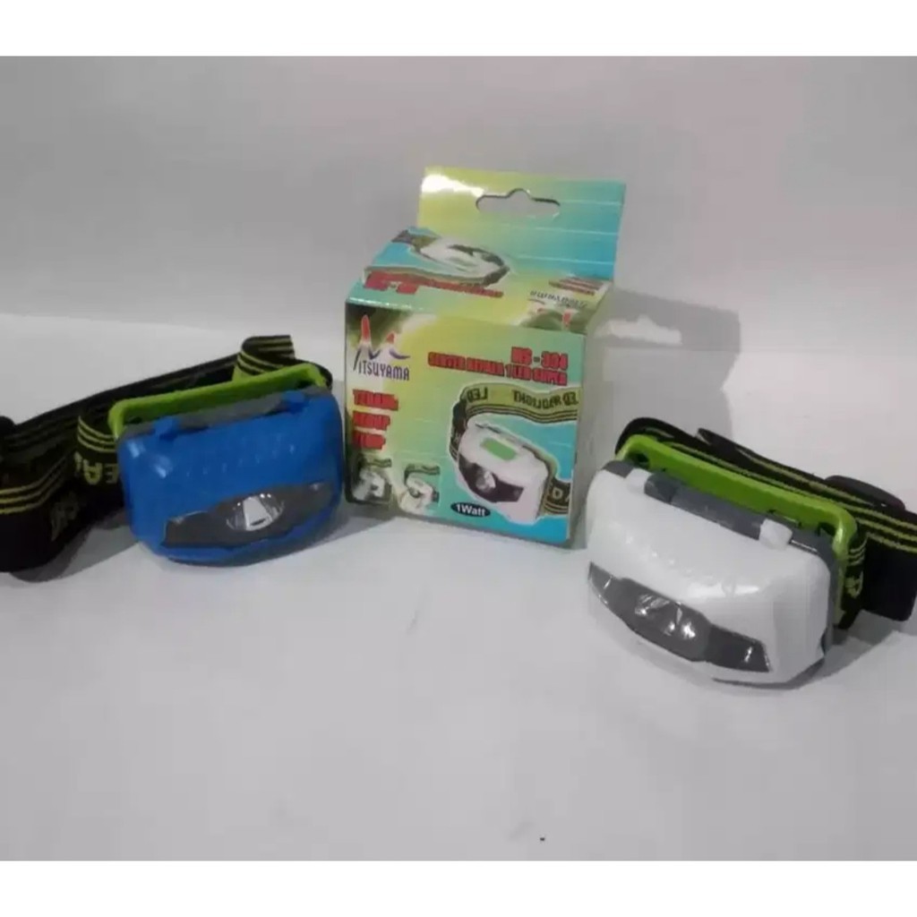 Headlamp Mitsuyama Mini 3 LED - Lampu Kepala -Lampu Mata Kucing