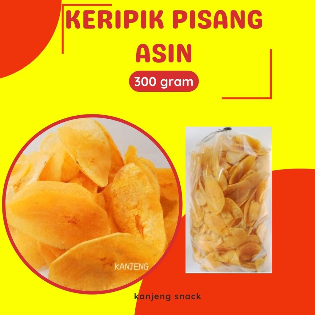 Jual Keripik Pisang Asin Gurih Gram Shopee Indonesia