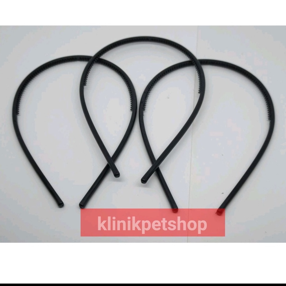 Bando Lidi Hitam Satuan - Bando Warna Hitam