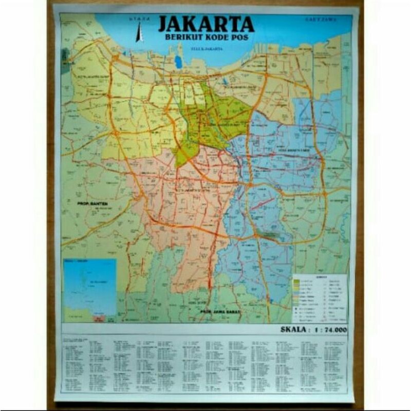 Jual Peta Jakarta/dki (freebublewrap) | Shopee Indonesia