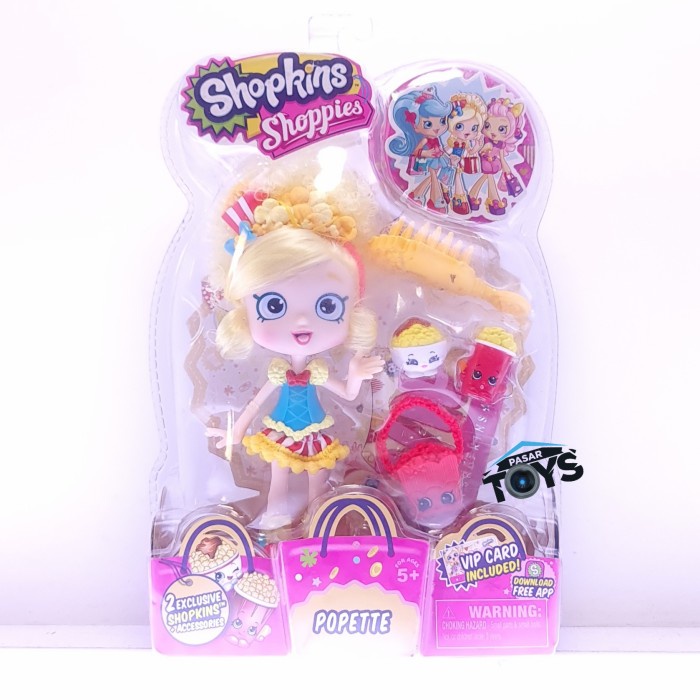 Shopkins Shoppies Popette Doll Pack S1