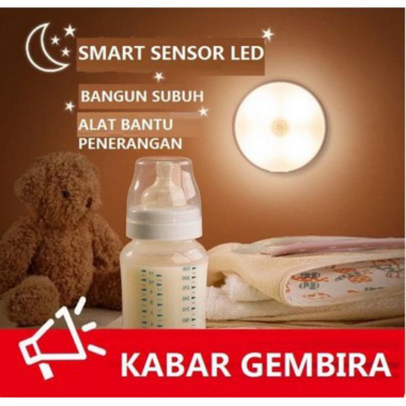 Lampu LED Tidur Sensor Gerak Lampu Lemari Lampu Emergency Lampu Tangga