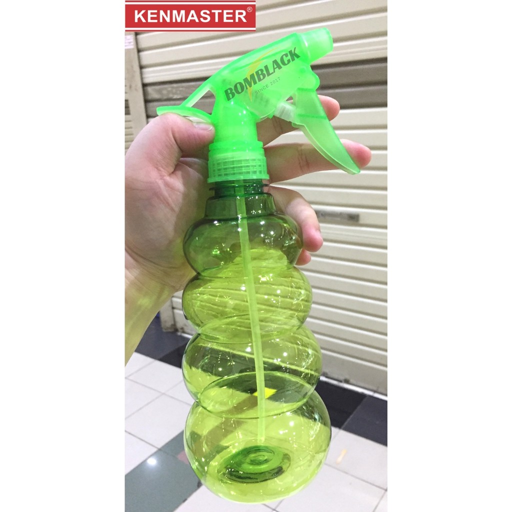 Botol Spray 550 ml Semprotan Air Kenmaster Bulat Empat Tanaman Bunga