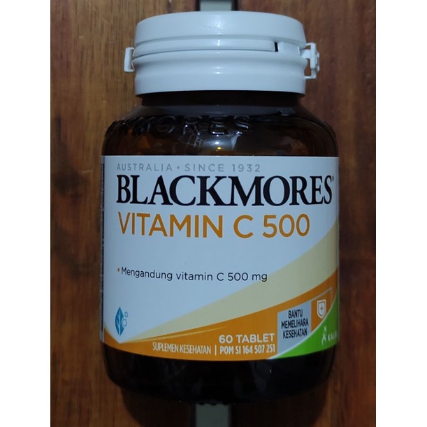 Blackmores Vitamin C 500 MG (60 Tablet)/ Antioksidan / Daya Tahan Tubuh / Penyembuhan Pasca Sakit