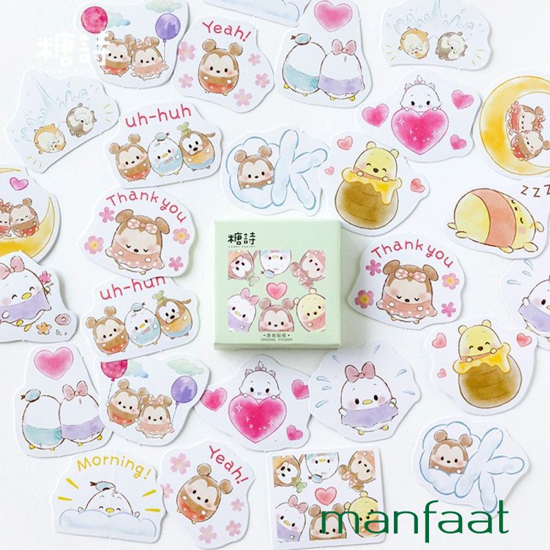 

Murah 45Pcs Stiker Lucu untuk Diary / Planner / Notebook / Scrapbook Keren