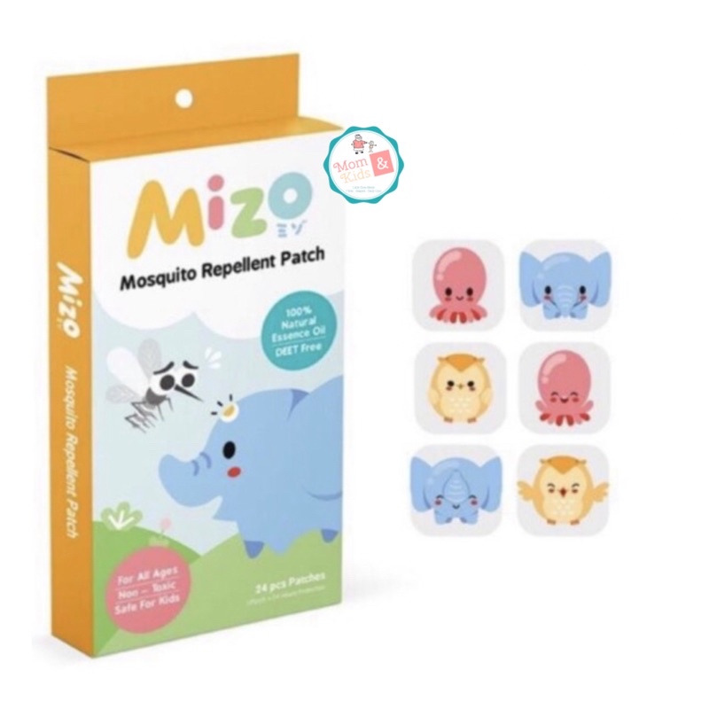 Mizo Mosquito Repellent Sticker Patch 24 pcs | Stiker Anti Nyamuk