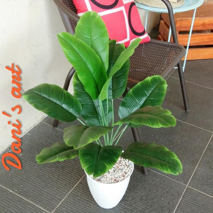 Pohon pisang palsu/ tanaman pisang plastik / pohon pisang artificial
