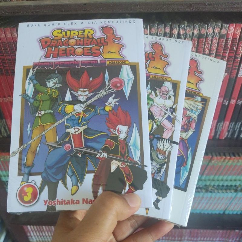 Super DragonBall Heroes Dark Demon Realm Mission 1 2 3 (komik segel Original)