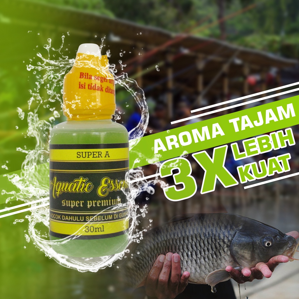 Jual Aquatic Super Premium A Essen Ikan Mas Mancing Harian Lomba Indukbabon Isi 30ml Original 3911