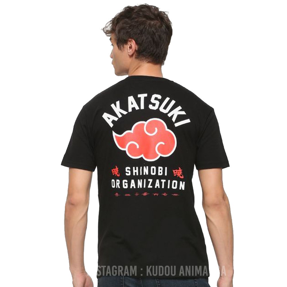 Tshirt Akatsuki Shinobi Organization Naruto Shipuden Black