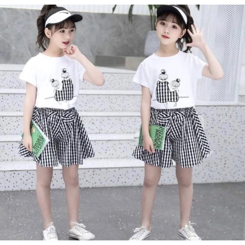baju setelan anak perempuan dress anak 1-5 tahun