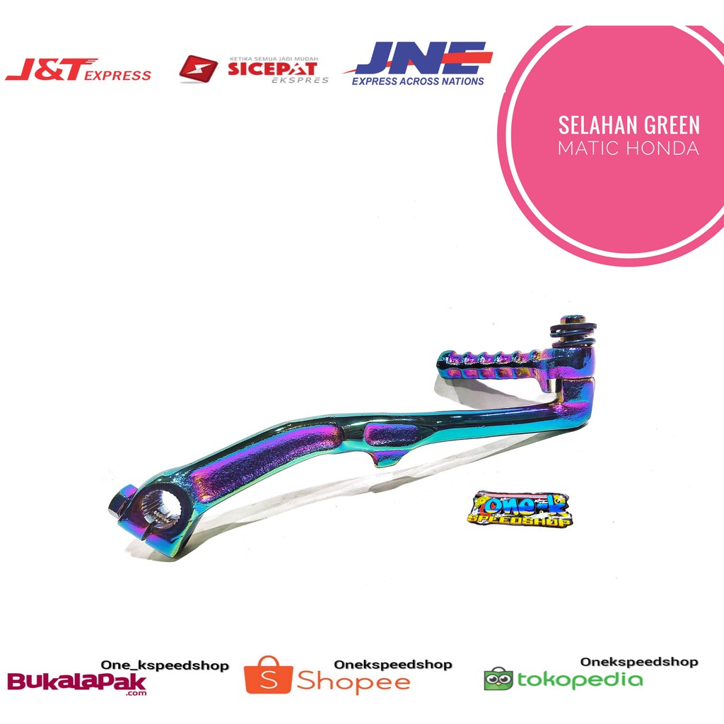 selahan Kick Stater Engkolan Hijau Rainbow Green Tosca Thailok For Matic Honda Vario Beat scoopy