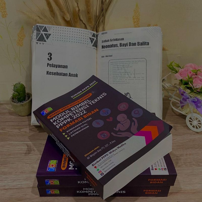 Buku Modul Kompetensi Teknis PPPK 2022 Formasi Bidan Widya Medika (Paket Bimbel Online P3K Bidan Wid