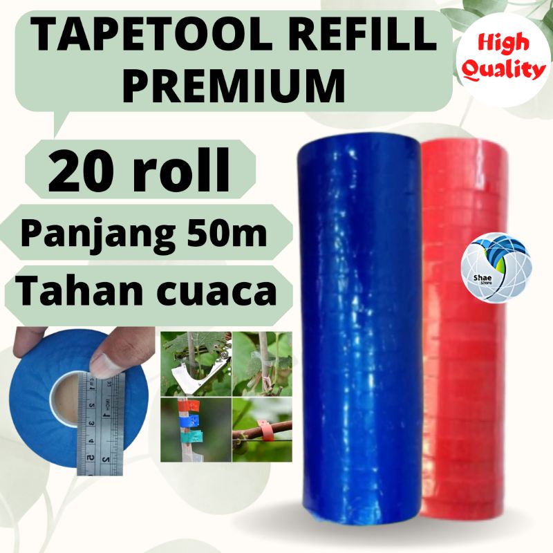 TAPETOOL PITA ISI ULANG 20 ROLL  PANJANG 50 METER