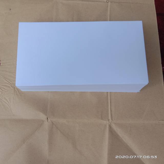

Kertas Potongan 21×11 cm 80 gram label shopee