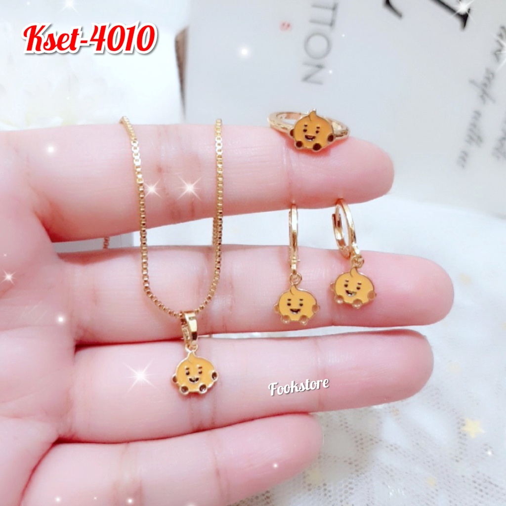 KALUNG SET ANAK BT21 KARTUN KOREA