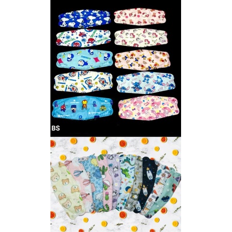 Masker Kf94 Anak karakter