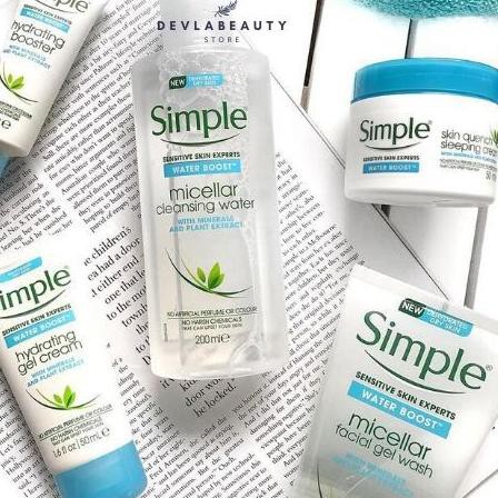 ❈ SIMPLE WATER BOOST HYDRATING (CLEANSING WIPES, MICELLAR WATER, FACIAL WASH, GEL CREAM MOISTURIZER)