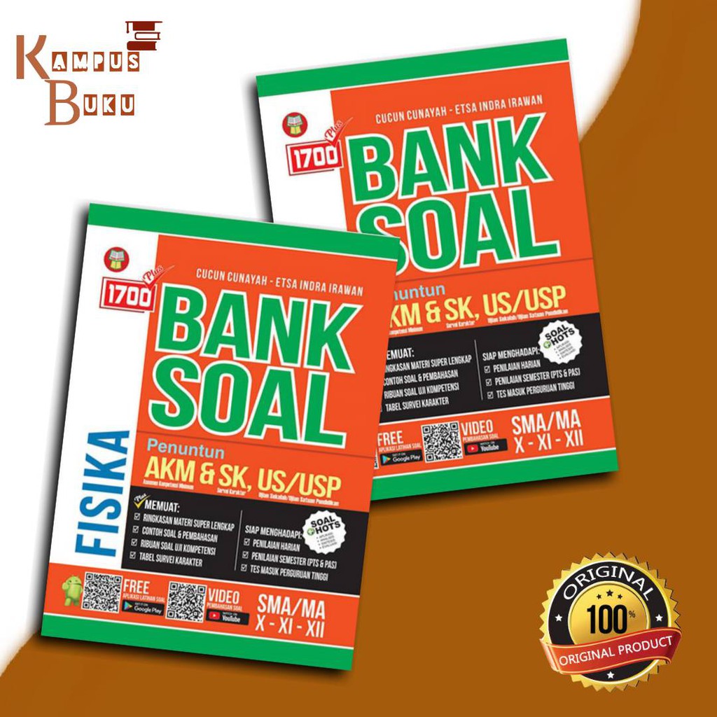 BANK SOAL FISIKA : 1700 PLUS BANK SOAL FISIKA SMA KURIKULUM 2013 REVISI