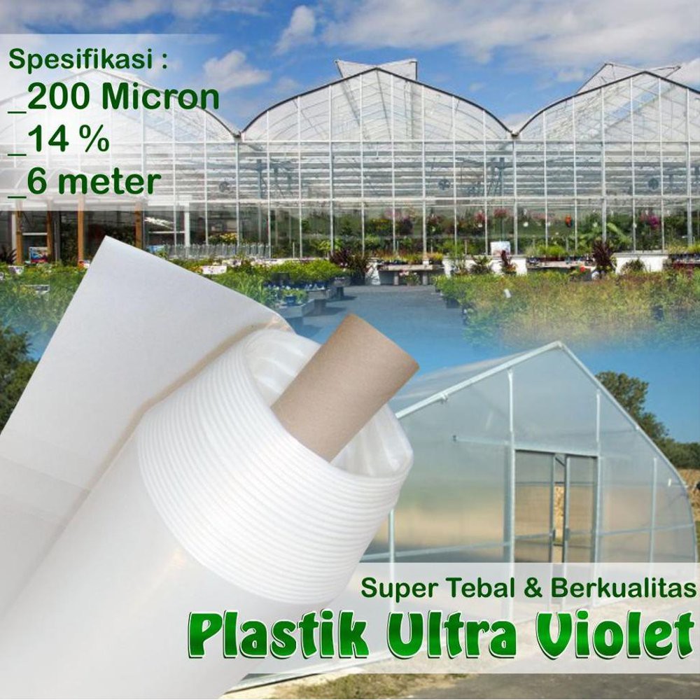 Plastik UV Ultra Violet 6x10 Meter Limited
