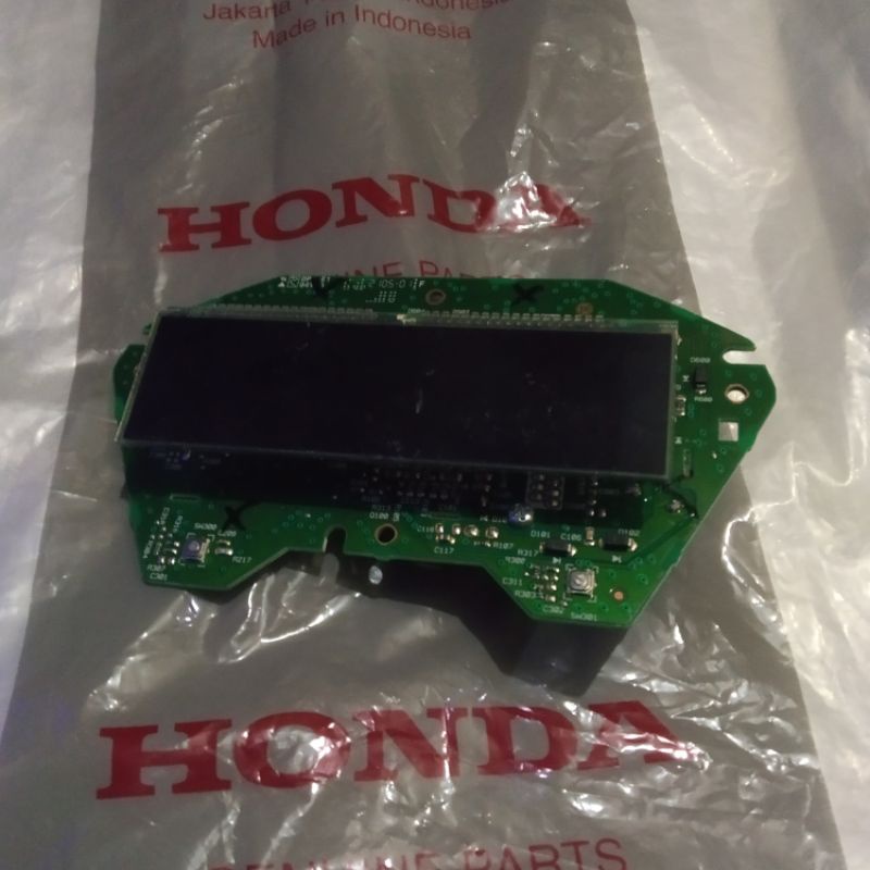 pcb set lcd spedometer speedometer mesin spedo vario 125 iss original km rendah