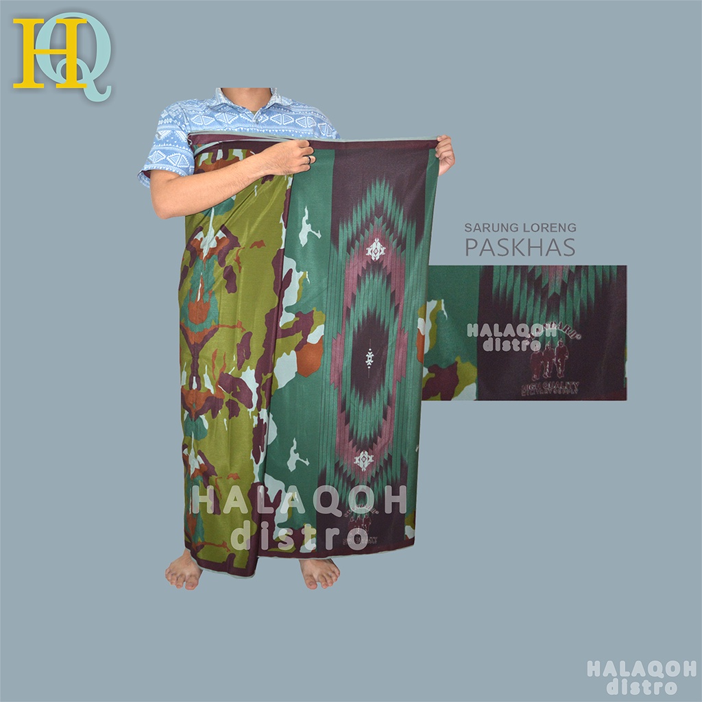 SARUNG LORENG MOTIF SATUAN PASKHAS TNI ORIGINAL | SARUNG PRIA DEWASA
