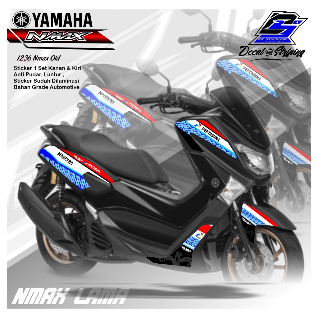 1236 Stiker Striping NMAX Lama Mandalika MotoGP Grafik Variasi