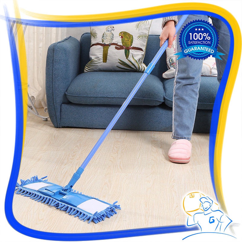 Alat Sapu Pel Lantai Cendol Microfiber Kain Pembersih Magic Mop Fiber Clean Floor Serbaguna