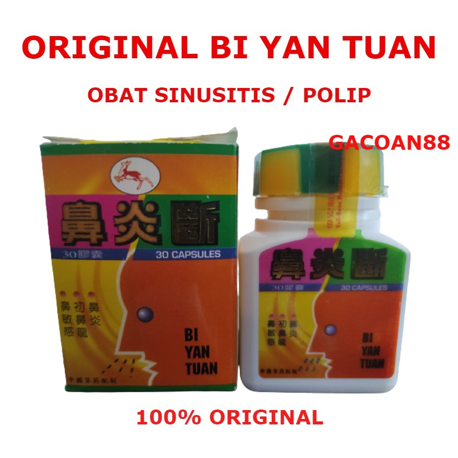 ORIGINAL 100% BI YAN TUAN OBAT SINUSITIS