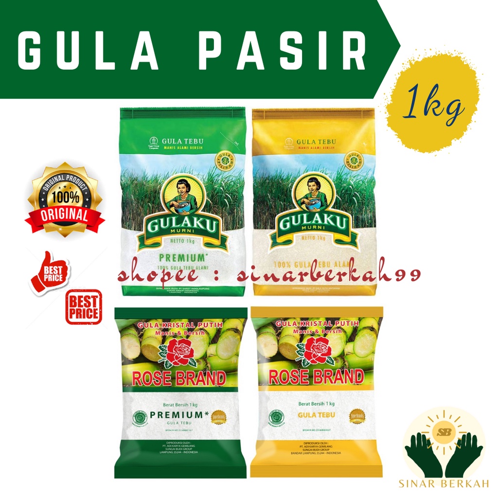 

1 KG Gula Pasir All Varian