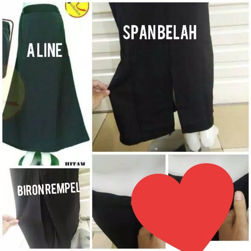 ROK SPAN PANJAMG ROK BIRON PANJANG ROK PANJANG KERJA /ROK KERJA WANITA/ROK PROMO/ROK SAM