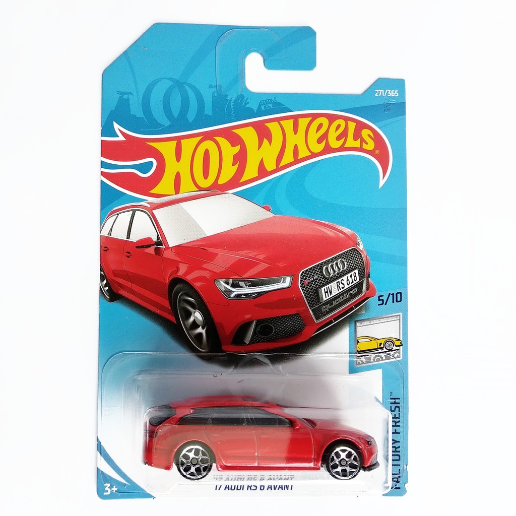 Hot Wheels 17 Audi RS 6 Avant Factory Fresh Mainan Mobil Hotwheels