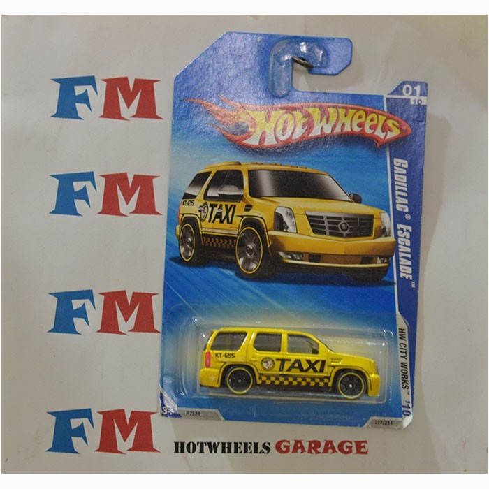 Hotwheels Cadillac Escalade Taxi