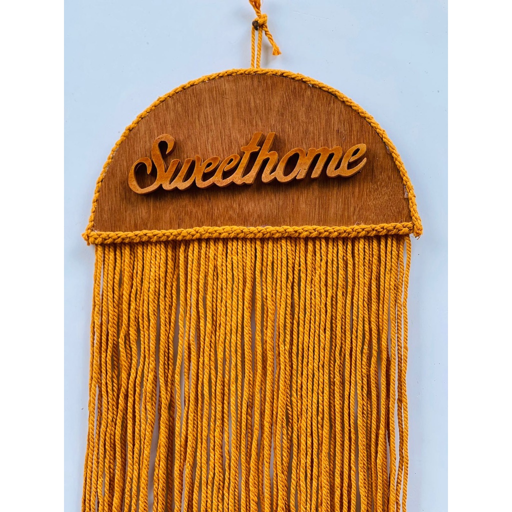 (READY STOK) macrame hiasan dinding nama / macrame wall hanging (HD 163)