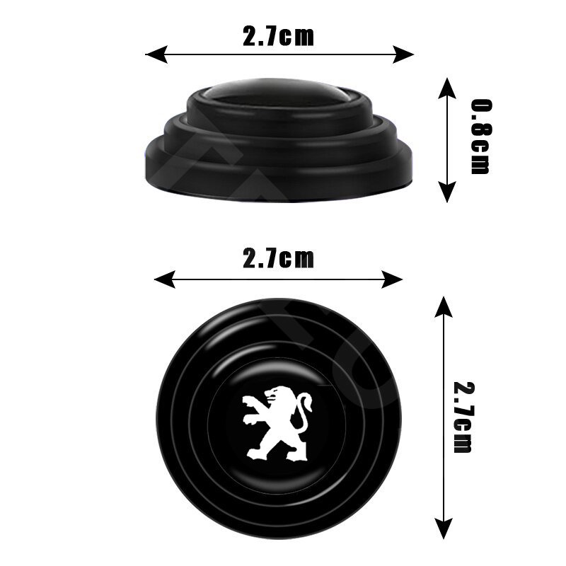 4/8/12 Pcs Bagasi Pad Pintu Shock Stiker Universal Absorber Buffer Bantal Peredam Suara Untuk Peugeot 206 208 207 307 308 2008 3008 508 408 5008 406