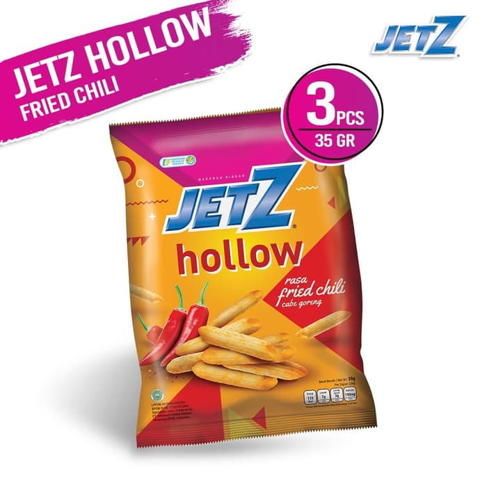 

JetZ Hollow Fried Chili 40 Gr 3 Pcs