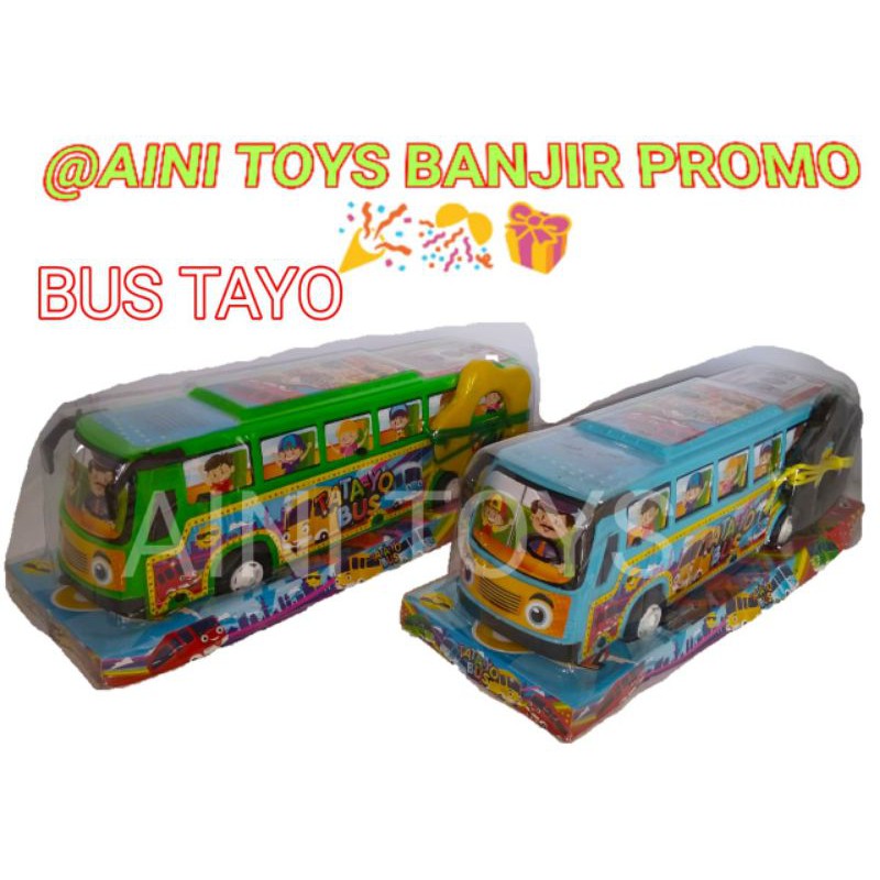 MAINAN MOBILAN BUS TAYO | AINI TOYS | TOKO MAINAN BOGOR | TOKO MAINAN CIBINONG | MAINAN ANAK ONLINE