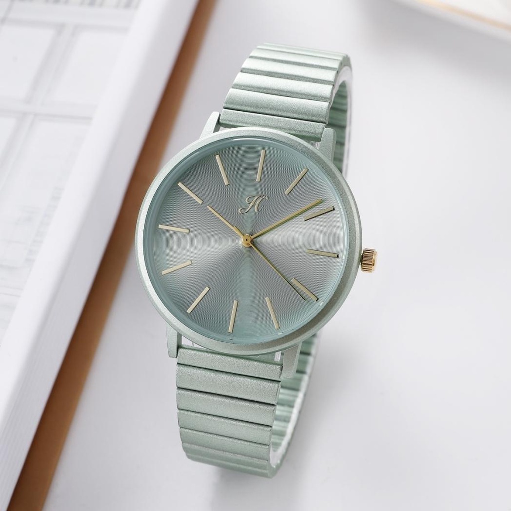 Jam Tangan Casual Wanita Cewek Kecil Anti Air Jm Tangan Wanita Cewe Rantai Analog Strap Permata Eleg