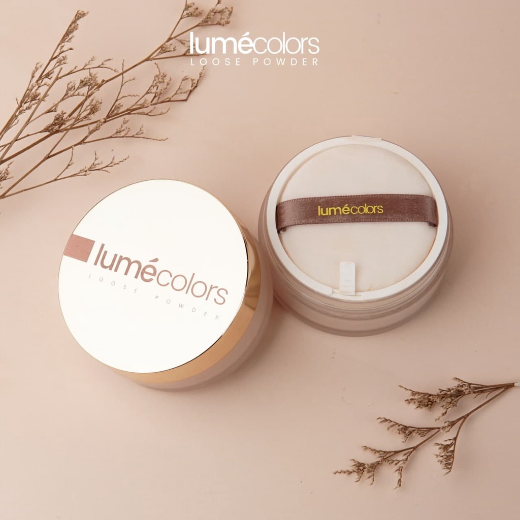 Lumecolors Bali ~ Bedak Tabur Loose Powder 4 Warna Light Light Neutral Medium Neutral Golden Tan