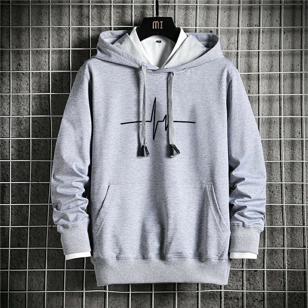 BISA COD-CS.SWEATER HOODIE DETAK/HOODIE TEBAL/CEWE COWO BISA PAKAI