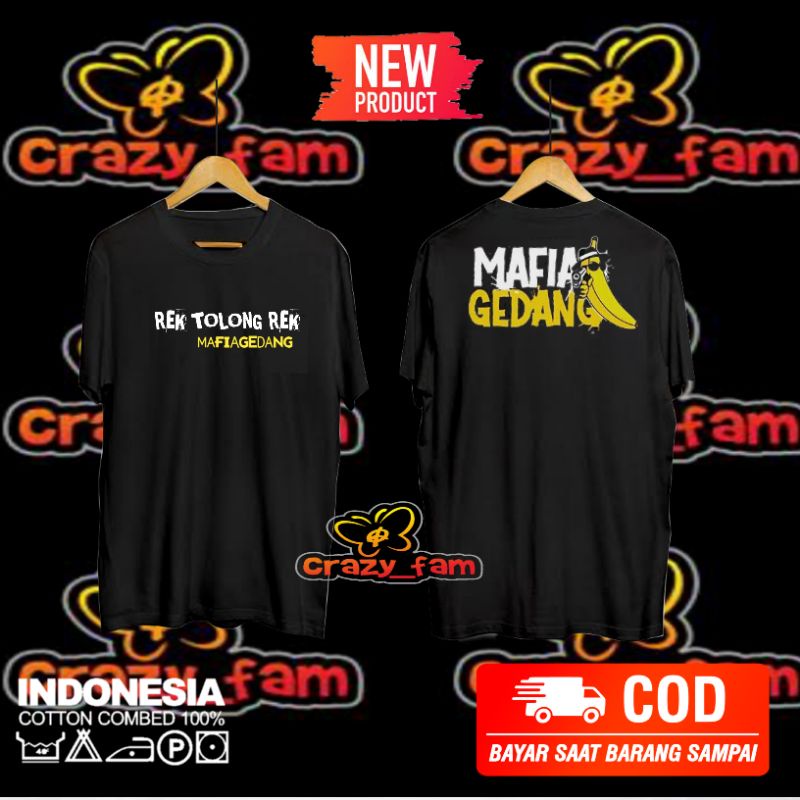 KAOS BAJU TERLARIS KATA KATA MAFIA GEDANG