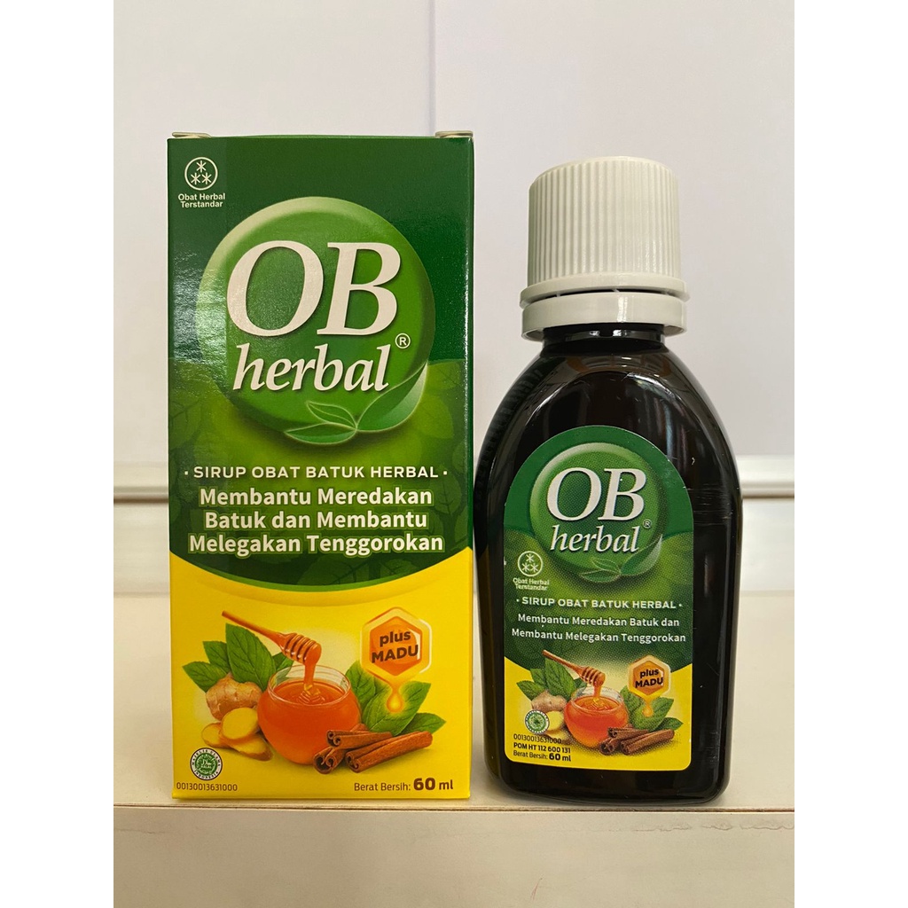 OB Herbal Syrup / Meredakan Batuk Dan Menghangatkan Tenggorokan